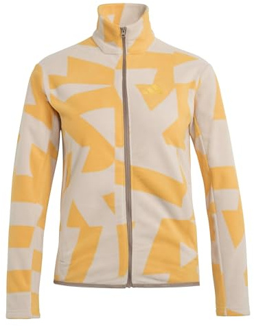 adidas Unisex Kids Terrex Multi Printed Kids Fleecejacke, Durchgehender Reißverschluss