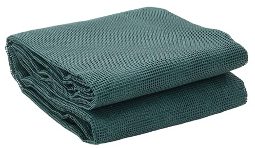 vidaXL Zeltteppich Grün 2 x 2m | Wasserdichter, Leichter Outdoor-Boden mit coolem Design, perfekt zum Campen und für Events, Unterlage, tragbare Campingausrüstung