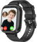 Montre Connectée Enfant 4G avec GPS - Smartwatch avec Appels Vidéo HD, Localisation en Temps Réel, Bouton SOS et Jeux Éducatifs - Montre GPS Enfant Garçon/Fille pour Sécurité (4g-Black)