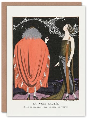 Artery8 George Barbier Art Card The Milky Way Vintage Fashion Advert