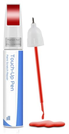 PARTS4EV Phantom Red (RSL / SCMG9306) 2-in-1 Pen & Brush for MG - Precision Colour Match Touch Up Paint for Scratch & Chip Repair, Fast-Drying & Water-Resistant