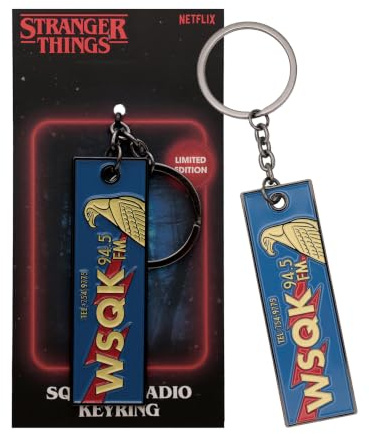 FaNaTtik Stranger Things The Squawk WSQK Schlüsselanhänger - Offiziell lizenziertes Sammlerstück in limitierter Auflage - Individuell nummeriert (9.995 Worldwide)