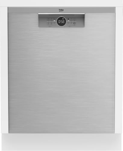Beko BDUN16O45XW Spülmaschine Unterbau, Geschirrspüler 60 cm, 14 Maßgedecke, 5+2 Programme, SelfDry, Quick&Shine, Hygiene Intense, HomeWhiz, SteamGloss, Edelstahllook