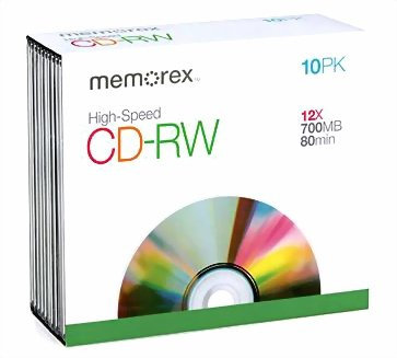 Memorex CD-RW 74 650MB - 1er Pack