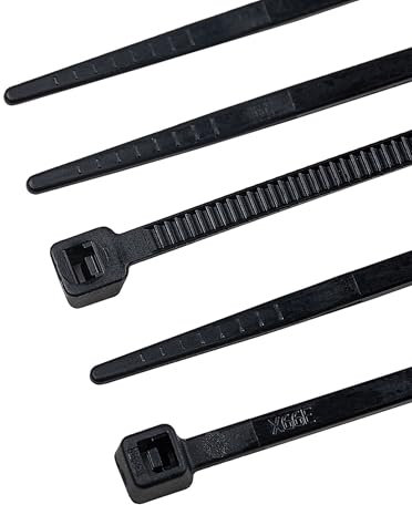 alca® Kabelbinder 100 Stk. schwarz, 3,6x300 mm