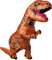 Rubie's 810481 Aufblasbares T-Rex-Dinosaurier-Kostüm, Jurassic World, für Erwachsene