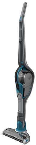 BLACK+DECKER SVJ520BFS-GB 2 in 1 Cordless Vac with Smart tech, Plastic, 25 W, Grey/Blue