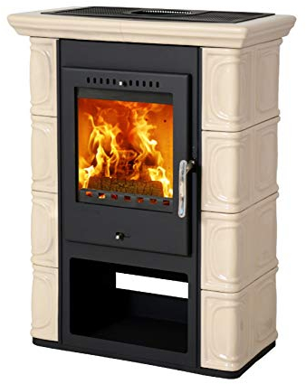 Thorma Kachelofen | Borgholm cappuccino Keramik | 7 kW