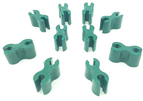 Plastic Mesh Joining Clips for Mesh, Flexipanel, Wire Panels. Fits 4 to 5mm Wire (Pack of 50)