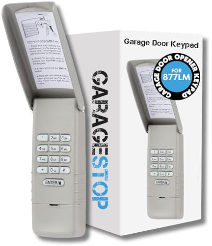 für LiftMaster 877LM Garagentor Keyless Entry Keypad Gelb Lernen