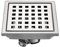 Siphon De Sol Exterieur 1 Pcs en Acier Inoxydable Drain15Cm * 15Cm Filtre Carré Déodorant Anti Retour Fuite d'eau 15Cma