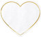 20 Servietten Herz Serviette Herzen Tischdeko Hochzeit Verlobung Kommunion Valentinstag Hochzeitstag Servietten Herz Gold Edel
