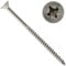 OPIOL QUALITY® Spanplattenschrauben mit Senkkopf und Kreuzschlitz POZI Z 5x140 mm aus Edelstahl A2 V2A (4 Stück) Teilgewinde Holzschrauben Universalschrauben