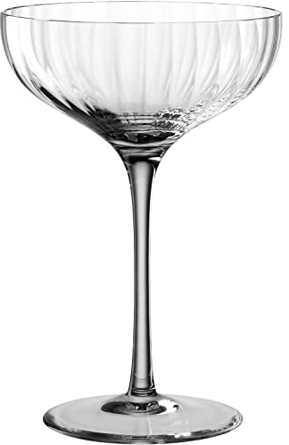 LEONARDO HOME 22385 Champagnerschale POESIA 260 ml grau, 1er, 022385, Glas, 260 milliliters