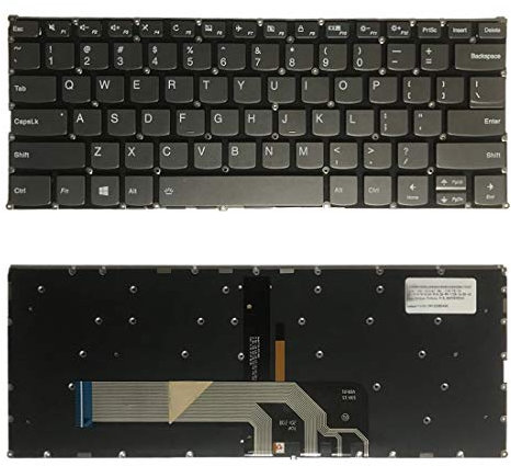 JIANGSHOUJIESPA Accesorios portátiles Teclado de la versión de EE. UU. con la luz de Fondo para Lenovo Yoga 730-13IKB 730-13IWL 730-15ikb 730-15iwl 530-14 530-14ikb FLEX6-14