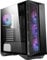 MSI MPG GUNGNIR 111R Mid Tower Gaming PC Case - Black, 4 x 120mm ARGB Fans, USB 3.2 Gen2x2 Type-C, Tempered Glass Panel, Magnetic Dust Filter, Mystic Light RGB, ATX, m-ATX, Mini-ITX