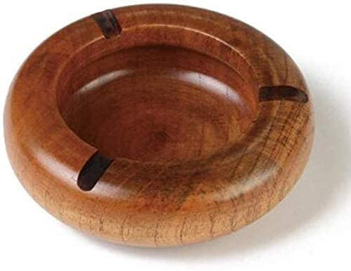 Collic Aschenbecher, Aschenbecher Aus Massivem Holz, Aschenbecher Mit Großem Kaliber, Retro -Aschenbecher, Innenbar Im Freien, Café, Hotelgröße11X4,3 cm/12,5Cm