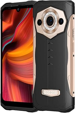 DOOGEE S99 Téléphone Incassable, 108MP Triple Caméra (64MP IR Vision Nocturne), Helio G96 8Go+128Go, Android 12 Smartphone Etanche IP68, 6,3 FHD+, Batterie 6000mAh, Charge sans Fil GPS NFC Or