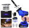 Reciprocating Saw Cordless Electric Saw Tool Power Hand Saw for Tree Wood Hedge Metal Plastic Cutting, Variable Speed, Safety Lock, with 4pcs Saw Blades, 2X Batteries and Charger