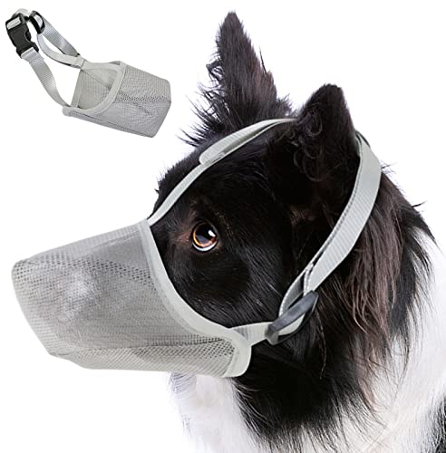 maulkorb kleine große Hunde, Anti köder Maulkorb für Hunde, Maulkorb für Hunde, Hunde Maulkorb, Nylon Maulkorb, Maulkorb mit einstellbar, Weich Maulkorb aus Kauen Und Bellen