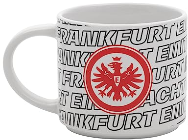 Eintracht Frankfurt Tasse Becher Kaffeetasse ** Eintracht Allover ** 0,45 l