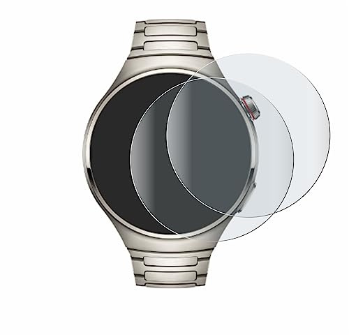 BROTECT Full-Cover Schutzfolie Matt für Huawei Watch 4 Pro (2 Stück) - Full-Screen Displayschutz-Folie, 3D Curved, Anti-Reflexion