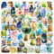 Bric Dodo 100 Stück Welt in der Flasche Aufkleber Auto Laptop Telefon Gitarre Skateboard Motorrad Fahrrad Flasche Stickers Set Vinyl Wasserdicht Aesthetic Aufkleber für Jugendliche Kinder Erwachsene