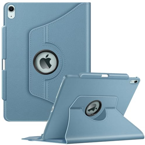 FINTIE Rotating Case Compatible with iPad Air 13 inch (M3/M2) 2025/2024 - [360 Degree Swiveling] Protective Cover with Pencil Holder, Auto Sleep/Wake, Midnight Blue