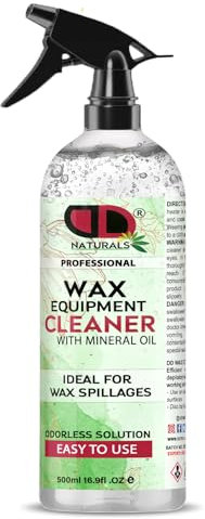 Professional Wax Equipment Container Cleaner, For Removing Spilled Wax and Residue from Wax Warmer Bucket Pot and Other Working Surfaces (500ml Spray)