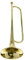 Standardtrompete Professionelle Trompete Bb B Flat Blechblasinstrument Trompete Lauterer Klang Mit Musikinstrumentenzubehör(C)