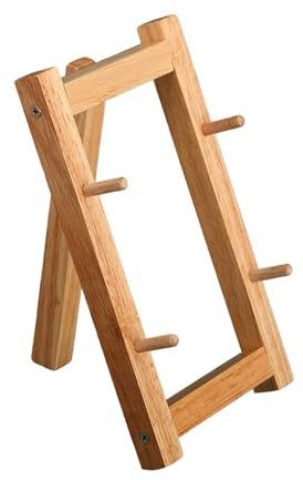 Sharplace Knife Organizer Rack Kitchen Knife Holder Dining Table Swinging Knife Japanese Bayonet Stand Holder Wood Knife Display Stand
