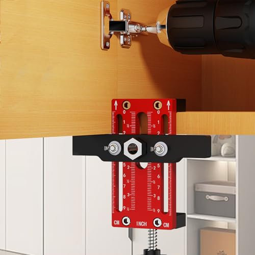 Positionierer für die Installation von Schranktüren, Vielseitige Hardware-Vorrichtung, Montagevorrichtung für Schranktüren aus Aluminiumlegierung, Verstellbarer Stützarm,
