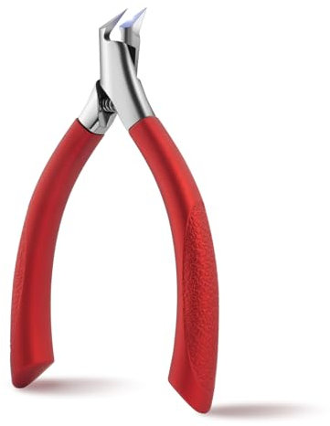 AOOWU Pince à Ongles Précision - Coupe Ongles Incarné Professionnel avec Lame Droite Pointue pour Orteils et Podologie