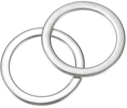 sourcing map 80 rondelle piatte M12 in acciaio inossidabile 304, diametro interno 12 mm, diametro esterno 18 mm, spessore 0,5 mm, distanziatori piatti per viti, bulloni, rubinetti da giardino