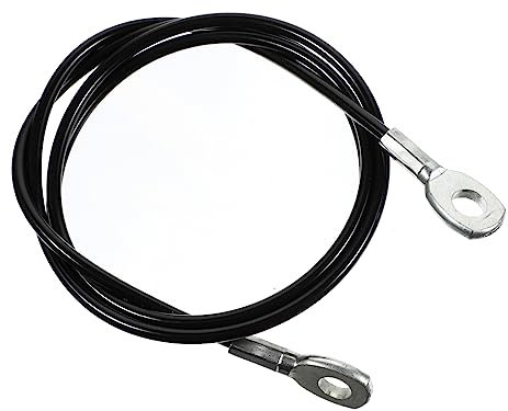 CLISPEED Cavo da Palestra in Acciaio 5mm Rivestito Pu 1,4 m per Attrezzature Fitness Fai da Te Accessorio per Allenamento Casa e Palestra