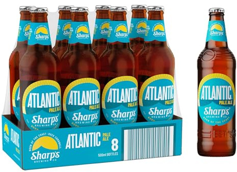 Sharps Brewery Atlantic Pale Ale Lager Beer 8 x 500ml (Bottle)
