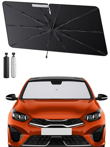 SHAOHAO Compatible con Kia ceed Kia Xceed 2019-2024 Parasol Coche Delantero Protector Solar Parasol Paraguas Coche Resiste a los Rayos UV Plegable Kia ceed Accesorios