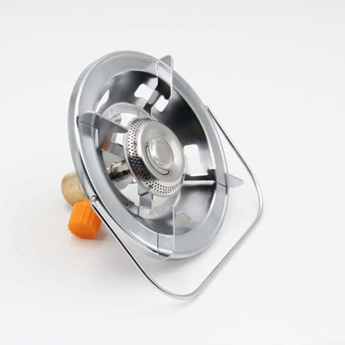 Brûleur à gaz propane portable 4500 W Tête de réchaud de camping avec base en acier, design amovible, réchaud à gaz portable conçu pour les bouteilles de propane nord pour les activités de plein air