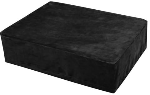 Protective dust cover designed for Audio Technica AT LP120XUSB record player, nylon material shields against dust, light, and damage (Black)