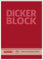Brunnen 1052786 Briefblock / Schreibblock / Der dicke Block (A4, blanko, 100 Blatt, 60g/m², 4-fach gelocht)