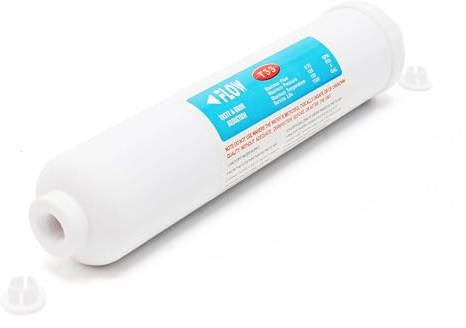 Naturewater T33 Aktivkohle Granulat Filter Gourmet 10 Zoll (254 mm) 5 µ Ersatz Wasserfilter, 1500 l/h Durchfluss, Trinkwasser Filter, Ersatz Filterkartusche