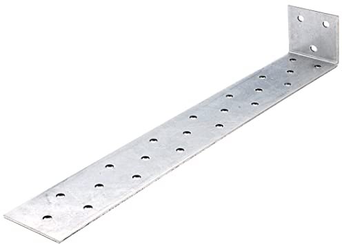 Alberts 332150 Ancoraggio piatto in acciaio per calcestruzzo | zincato sendzimir | per il fissaggio nel calcestruzzo | 285 x 40 x 40 mm