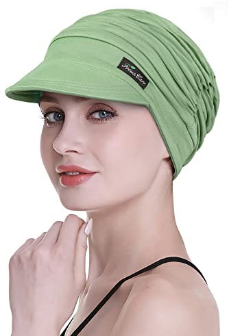 FocusCare Baseballmützen für Brustkrebs Brim Turbans für dünne Haar-Geschenke für Großmutter mit Krebs