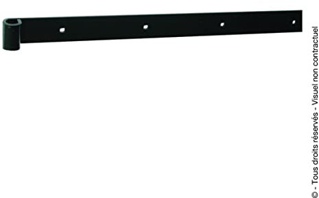 Penture bout droit 40x5 diamètre 14 - L (mm) : 800