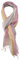 TigerTie Designer Schal in rosa orange beige grün lila blau gestreift - Gr. 180 x 60 cm
