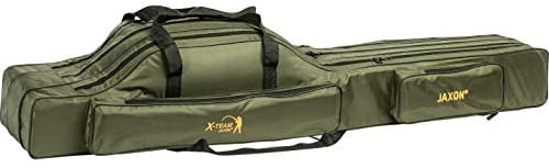 Jaxon Rutentasche 2/3 Fächer Rutenfutteral Angeltasche 9 Varianten! 100-160cm (140cm/3 Fächer/UJ-XAU140)