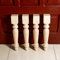 decorluxes Lot de 4 pieds de table de ferme pour meubles en bois brut | Pieds de table à manger faciles à peindre n'importe quelle couleur que vous voulez (pieds de meubles 40,6 cm)