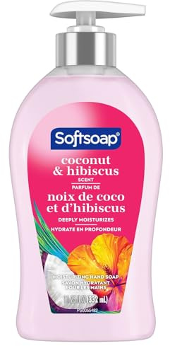 Softsoap Hydrating Liquid Hand Soap Coconut Hibiscus, Aloe Vera, 11.25 Fl Oz(pack of 1