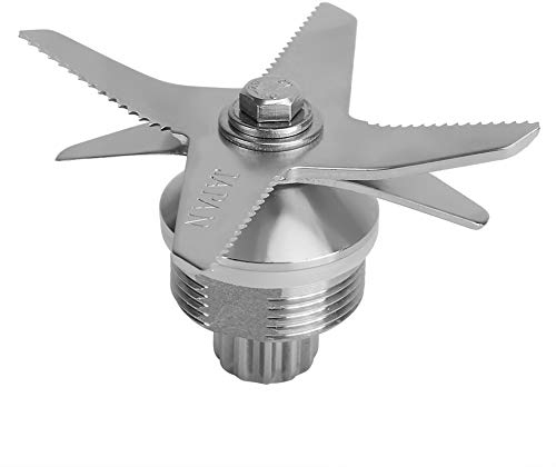 Cuchilla extractora de repuesto, cuchilla de batidora de corte de mezcla de acero inoxidable Repuestos de cuchillos aptos para licuadora Vitamix 5200