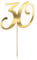 Cake Topper Kuchen Dekorieren Torten Deko Hochzeit Geburtstag (Zahl 30 gold)